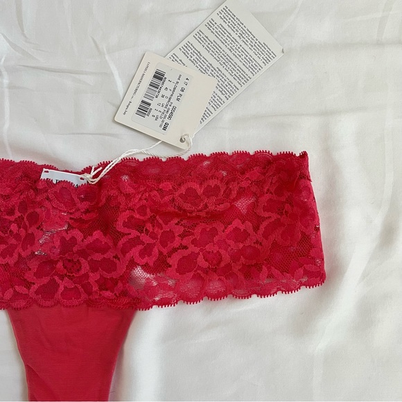 NWT La Perla primaries lace pink thong panty S - Picture 10 of 11